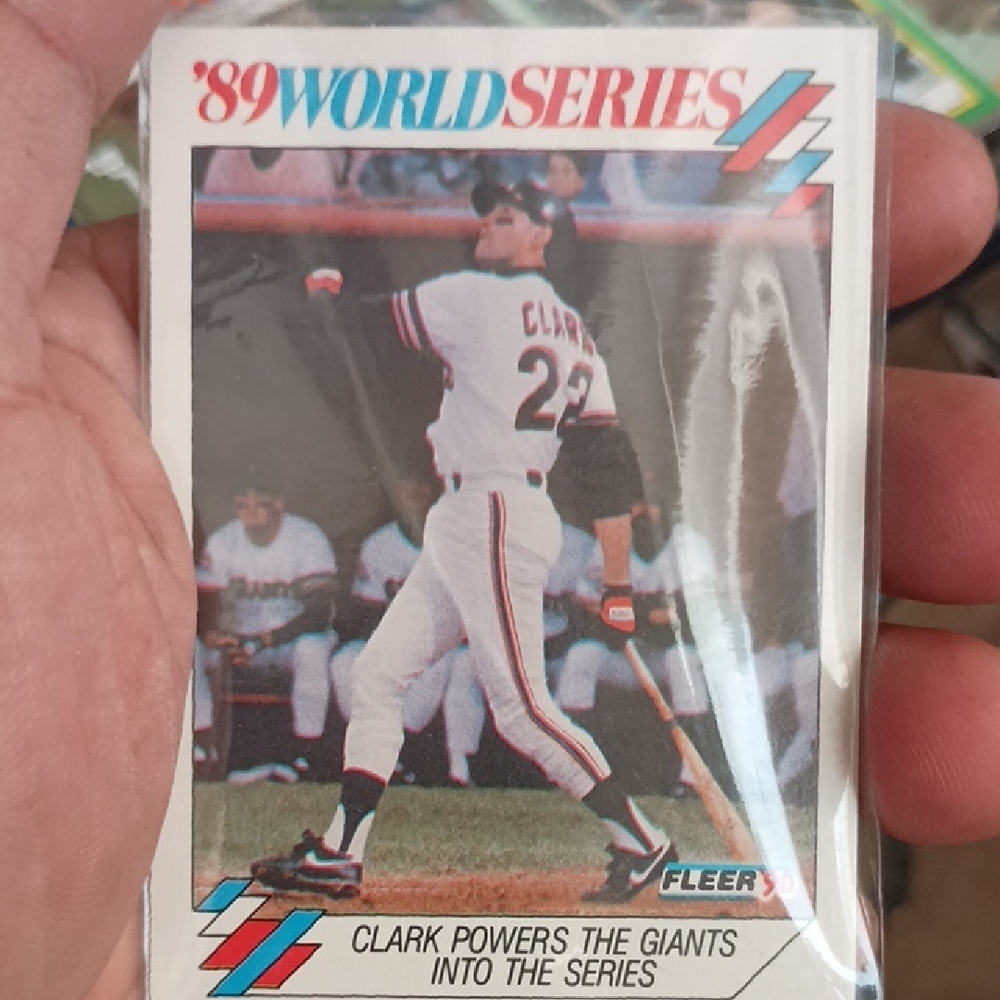 Fleer '89 World Series Baseball Card